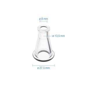 Visor de leche transparente adaptable a Fullwood 1302